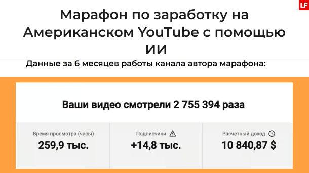 Вы сейчас просматриваете Марафон по заработку на YouTube