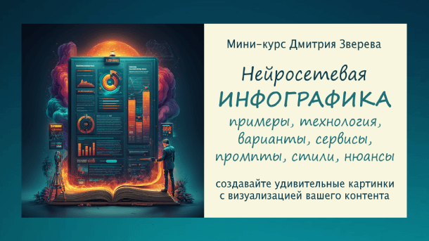 Подробнее о статье Нейросетевая инфографика (2026)