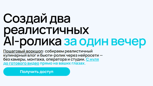Подробнее о статье Реалистичные ролики через AI