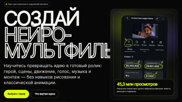 Читать далее о этой статье Создай нейро-мультфильм