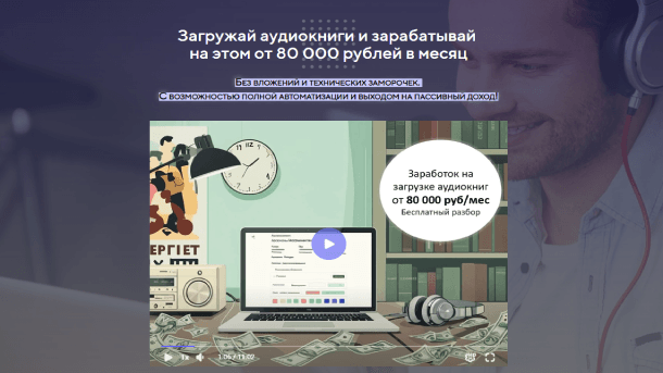 Читать далее о этой статье Загружай аудиокниги и зарабатывай